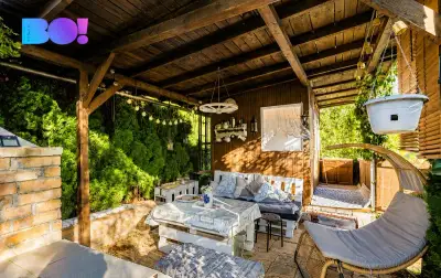 Zahrada 395 m² s pergolou, bazénem a vzrostlou zelení | Haví