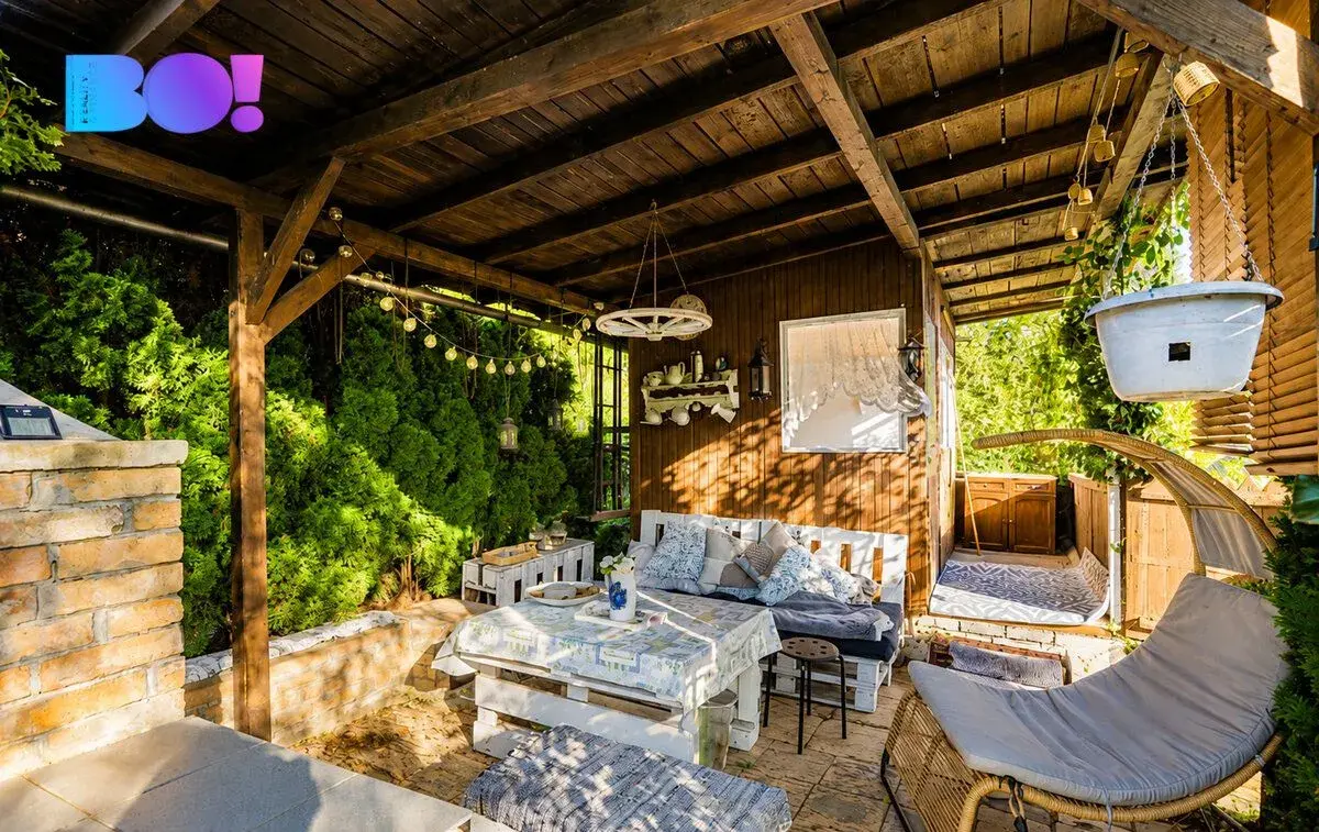 Zahrada 395 m² s pergolou, bazénem a vzrostlou zelení | Haví