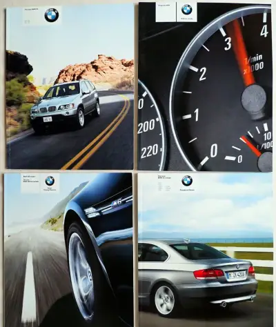 BMW magazín + speciál + katalogy X5 E53, řada 3 E92, M6