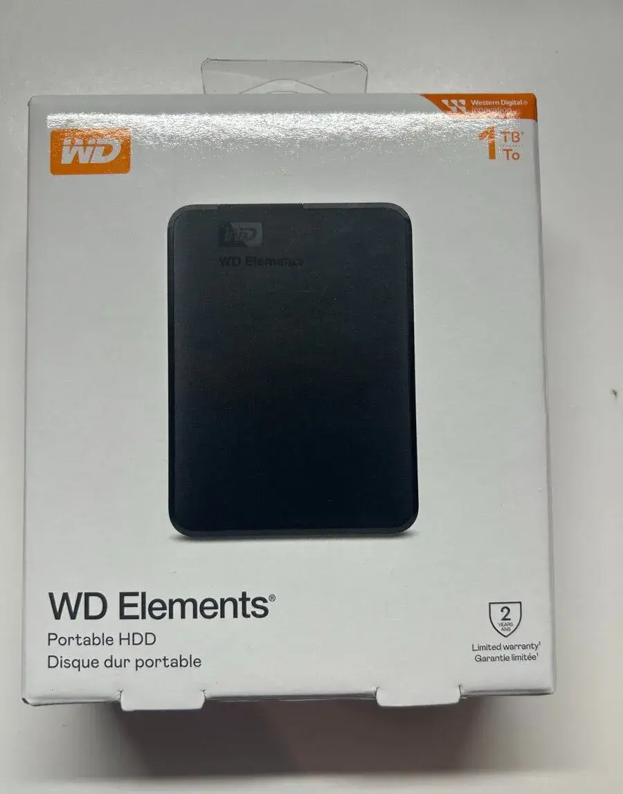 Externí HDD WD Elements Portable 1TB černý 2.5"