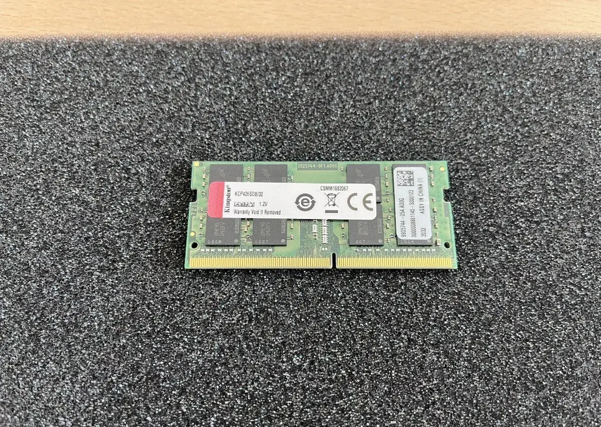 RAM 32GB (1x32GB) Kingston DDR4 pro notebook