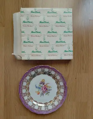 Velký porcelánový talíř Haas & Czjzek (H. Slavkov)