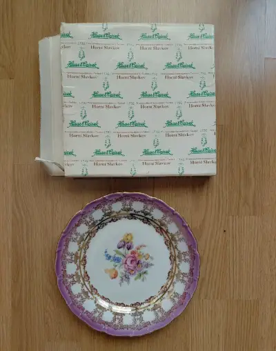 Velký porcelánový talíř Haas & Czjzek (H. Slavkov)
