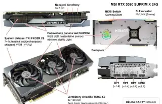 MSI GeForce RTX 3090 SUPRIM X 24G