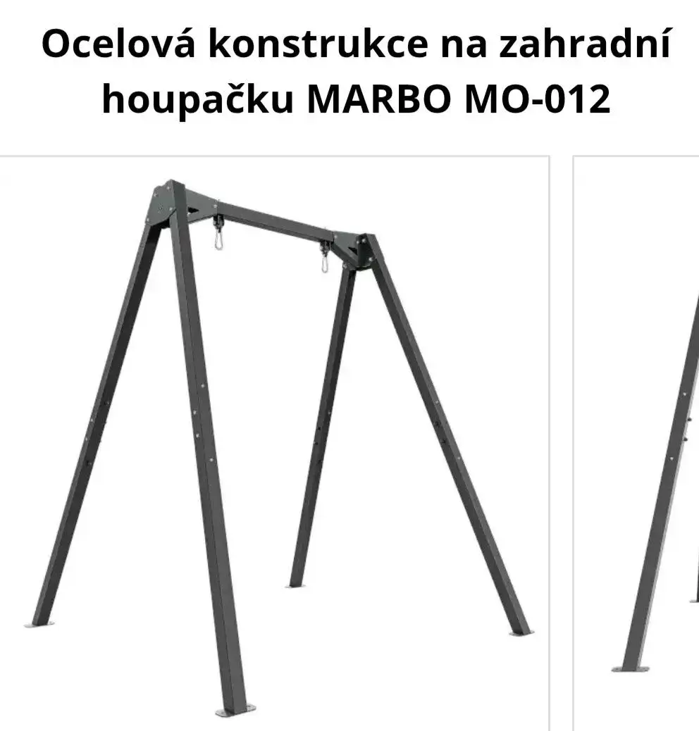 Konstrukci na houpacku