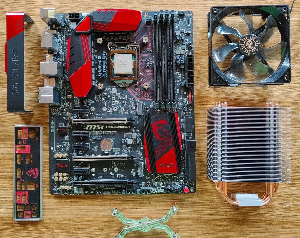 MSI Z170A Gaming M7 + i7-6700K + chladič