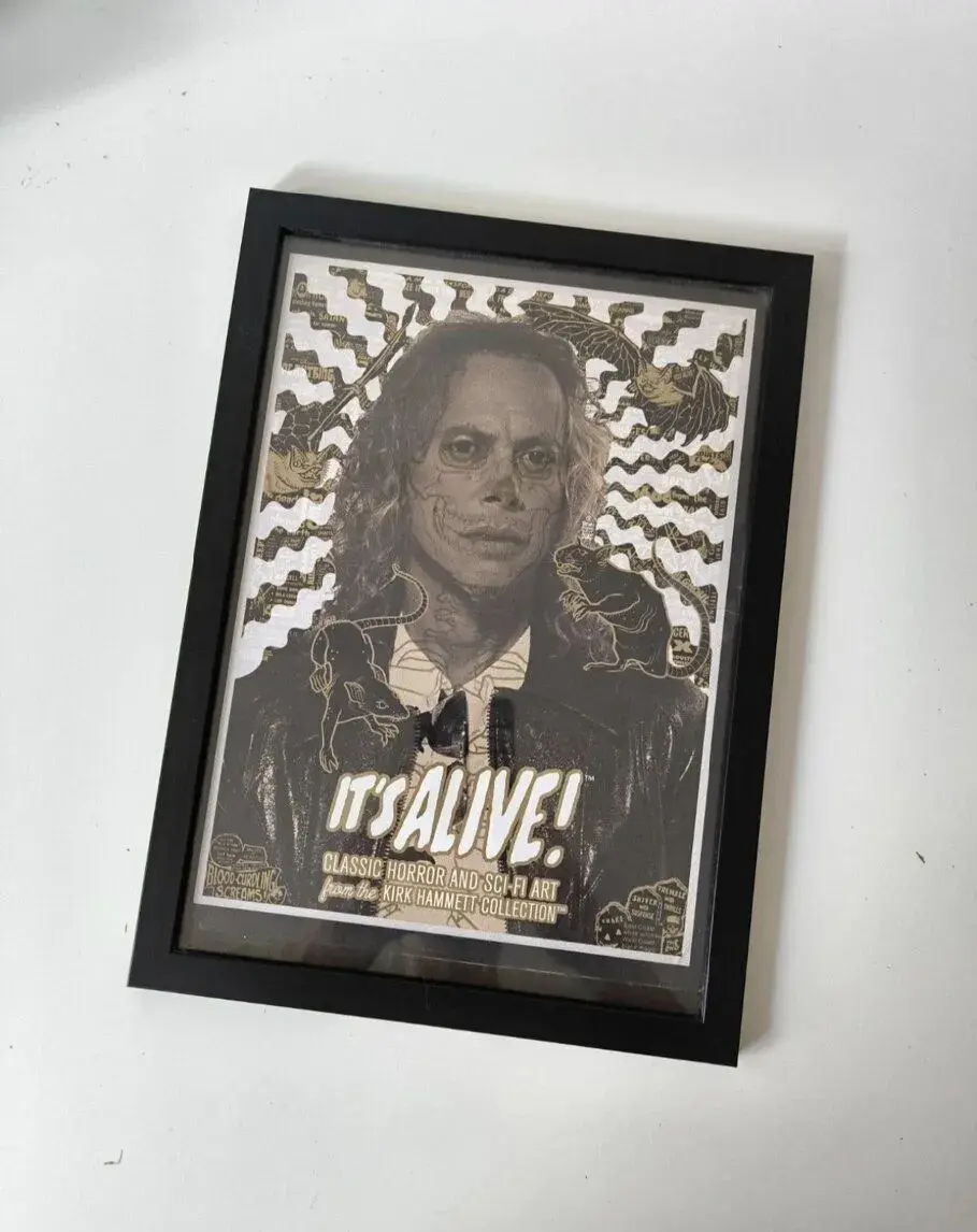 Originál Kirk Hammett It's ALIVE plakát