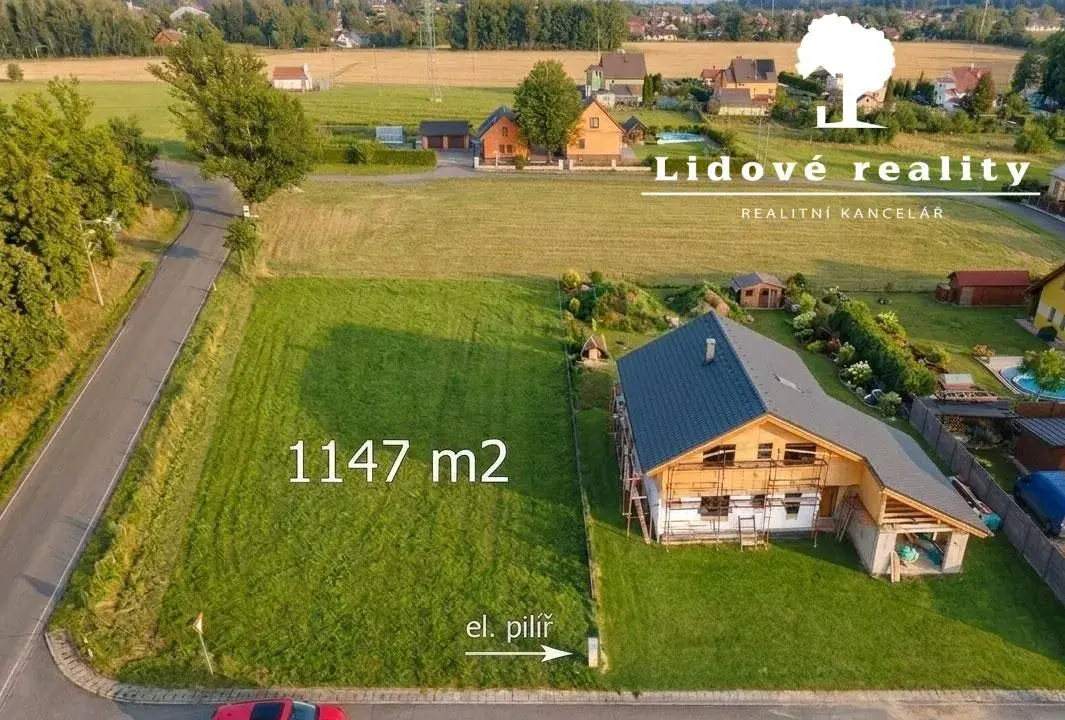 Prodej stavebního pozemku 1147 m2 Horní Suchá