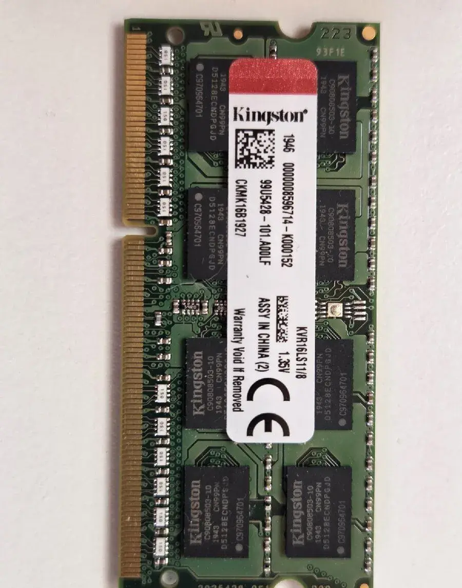 Notebook RAM 8GB DDR3