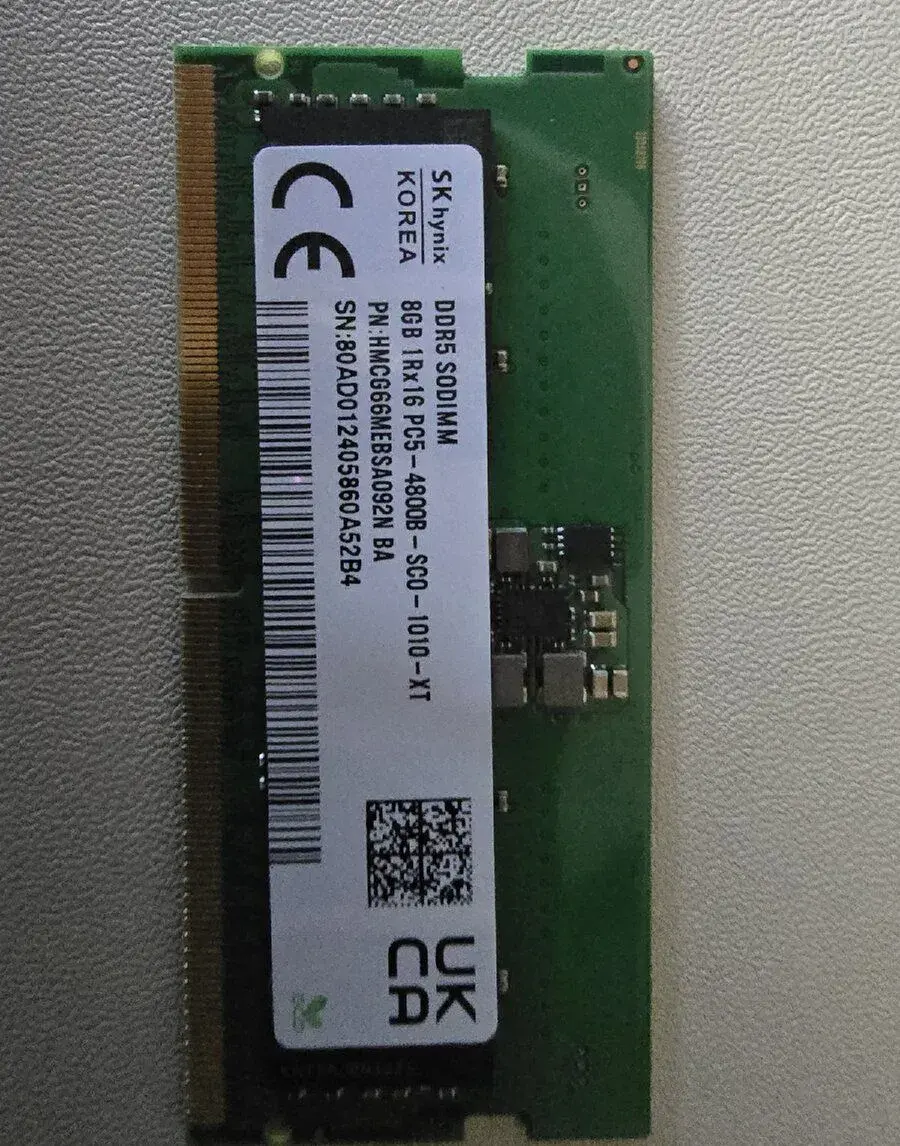 RAM DDR5 SODIMM 8GB 4800 SK hynix