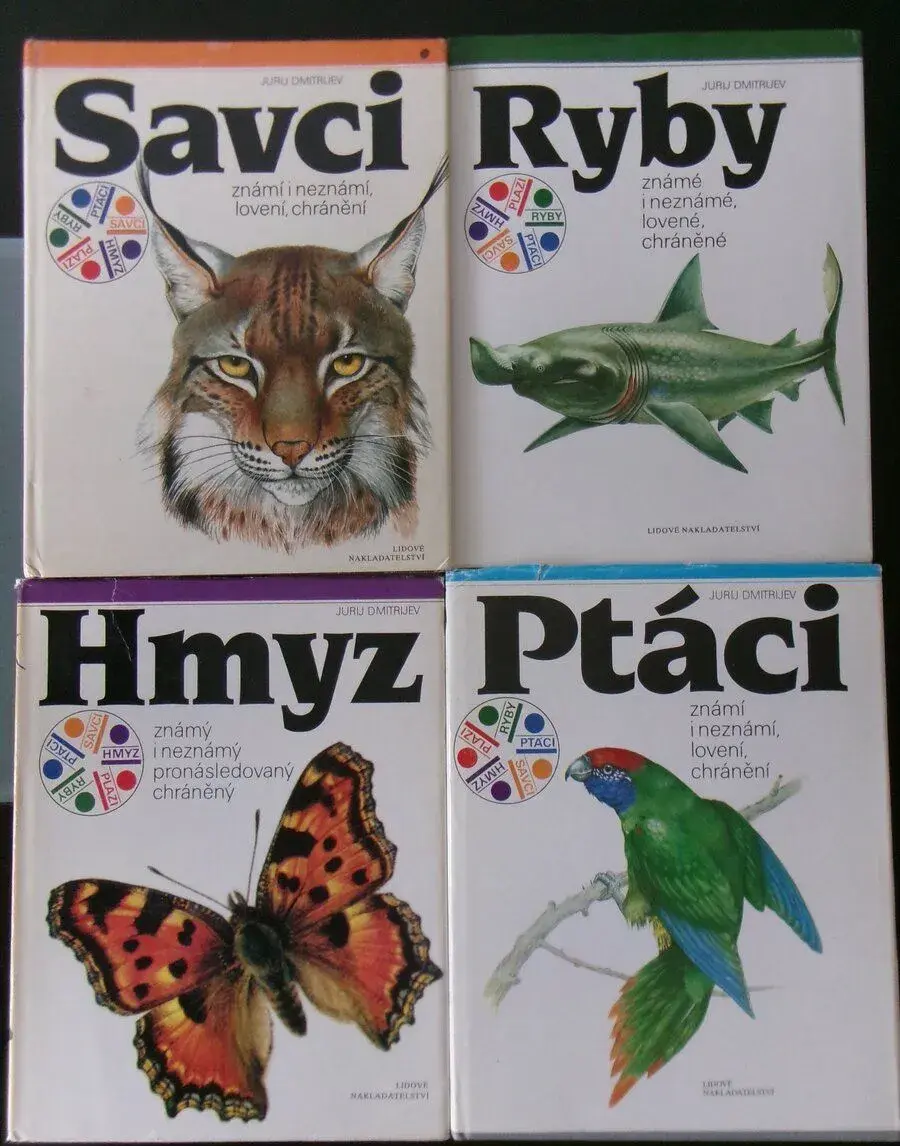 Žijeme na jedné planetě: Savci,Ryby,Hmyz,Ptáci.