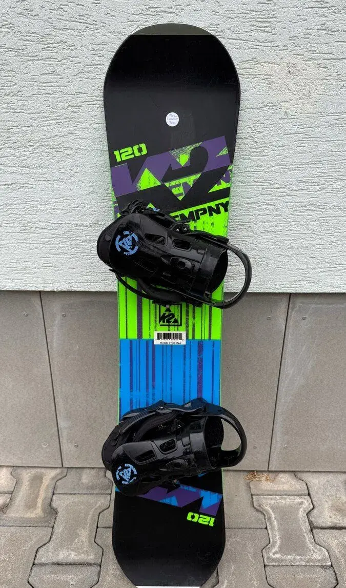 Dětský snowboard K2 120cm s vázáním K2