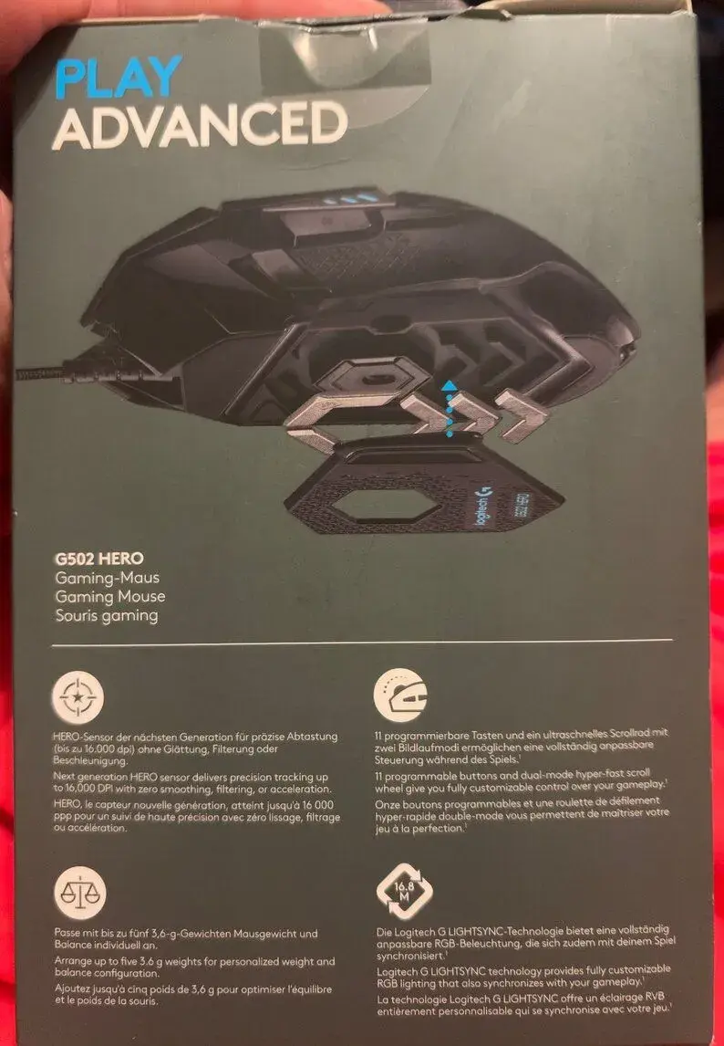 herní myš Logitech G502 HERO