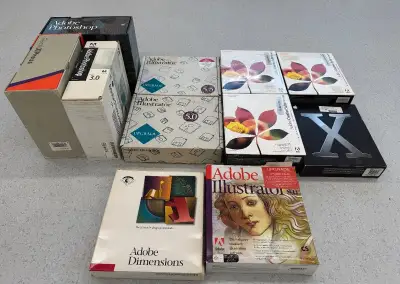 Historické Adobe a Apple Mac OS X programy