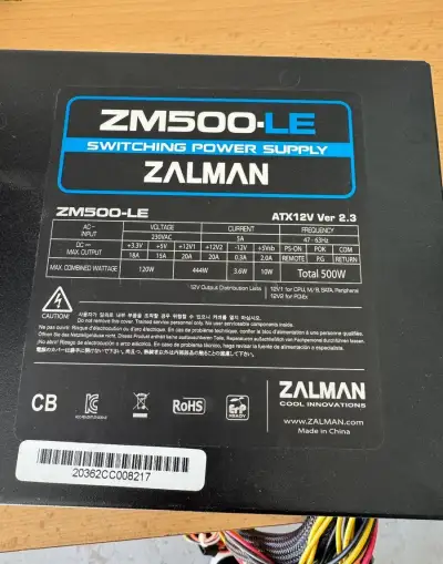 Zdroj ATX Zalman 500W
