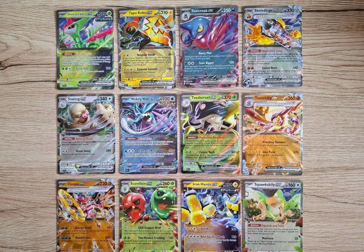 12x originální karta Pokémon ex - I.