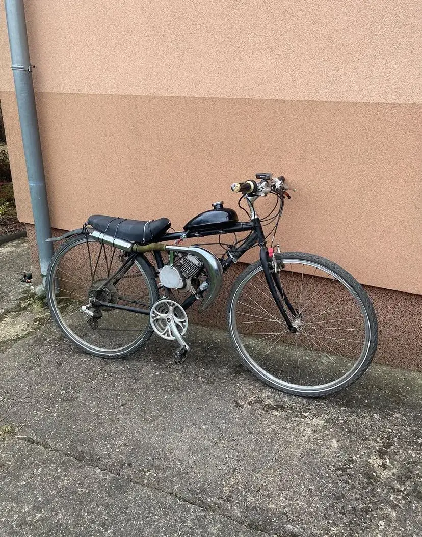 motokolo 80ccm - tuning výfuk, upravené sedlo