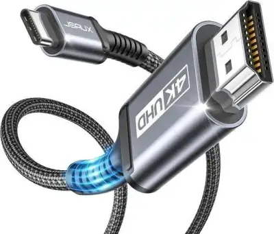 USB kabel JSAUX 2 m ( USB C -> HDMI)