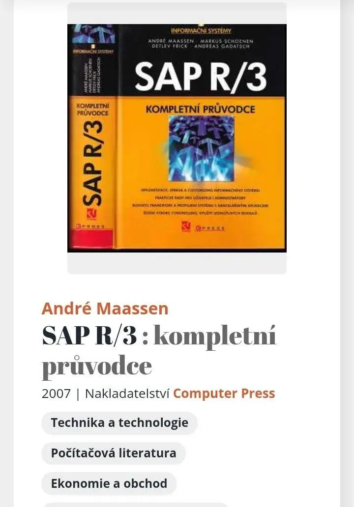 SAP R/3 kompletni pruvodce