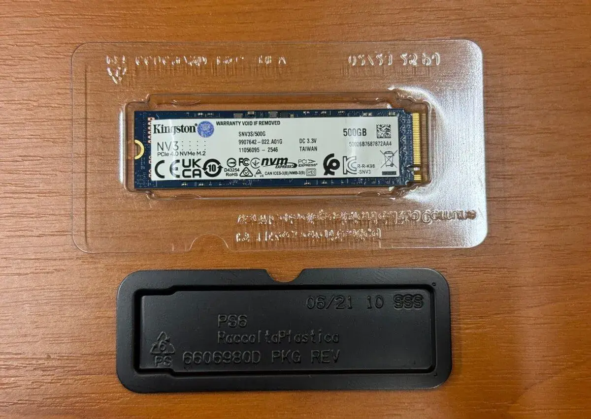 Harddisk SSD Kingston NV3 500GB M.2 - záruka 22m