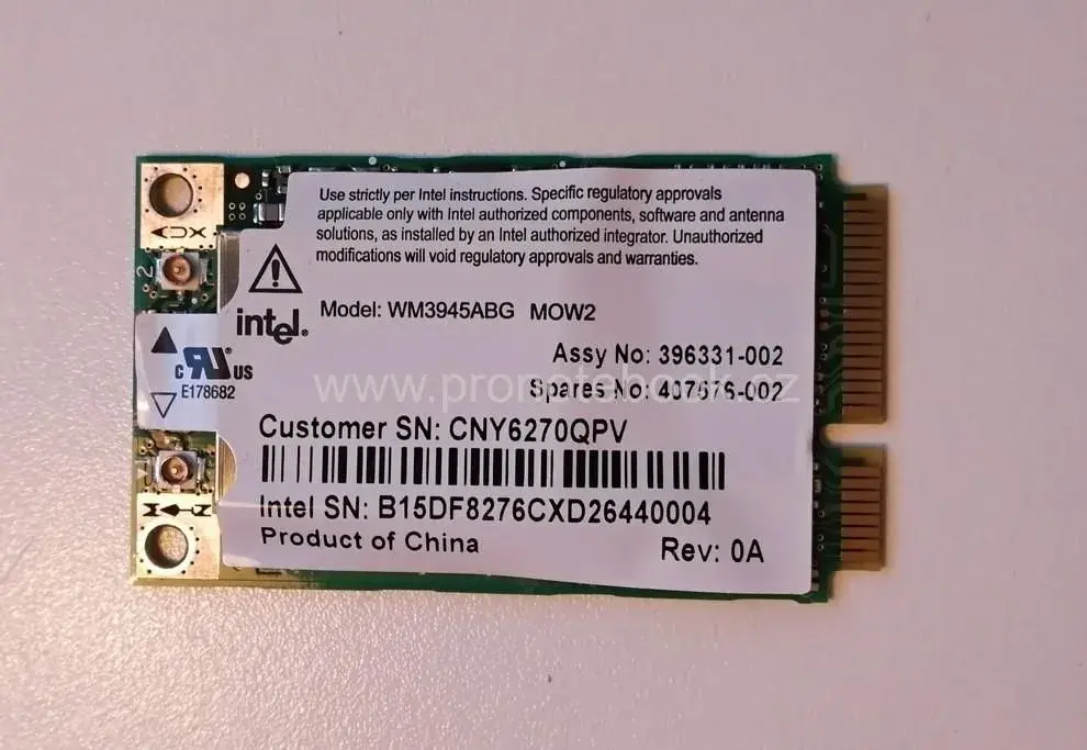 WiFi mini pci pro nb.