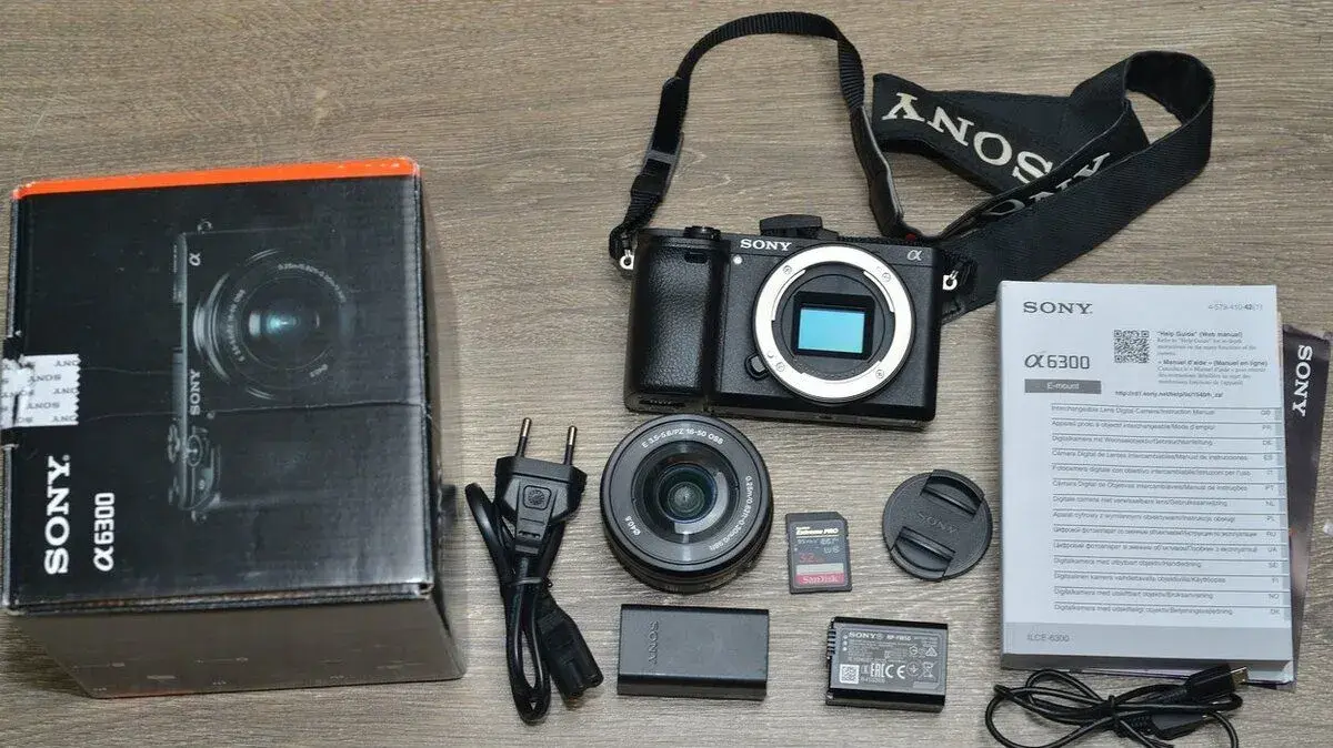 Sony A 6300+16-50mm 4K videoWIFI/NFC 15000 Exp.