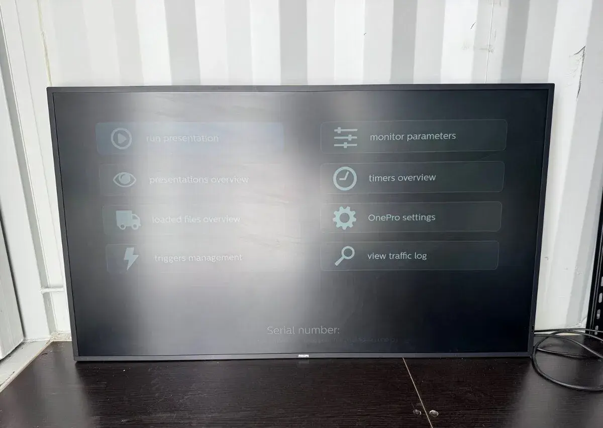 4x Philips 55" 4K displej 55BDL4550D, Android