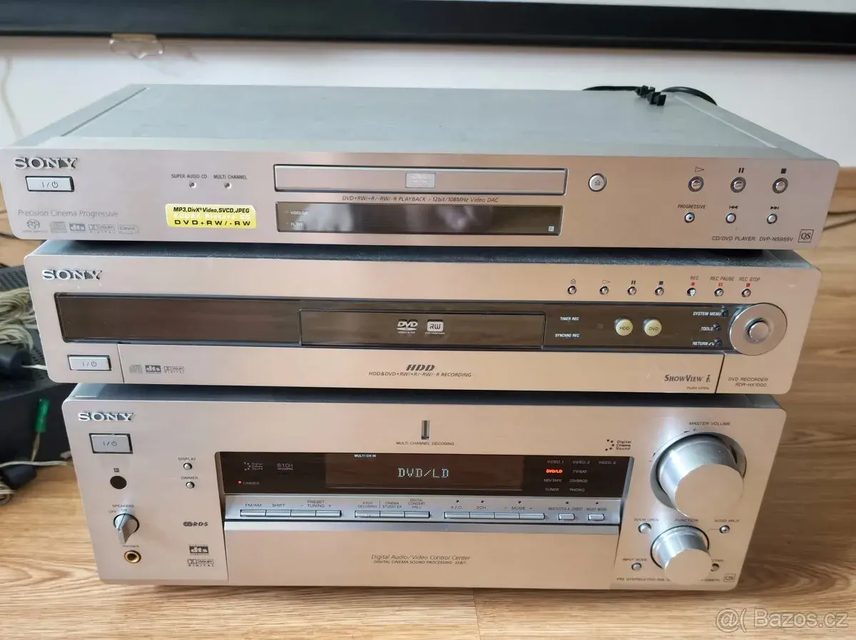 DVD rekordér Sony Rdr Hx 1000 + dálkové ovládání ,čti popis