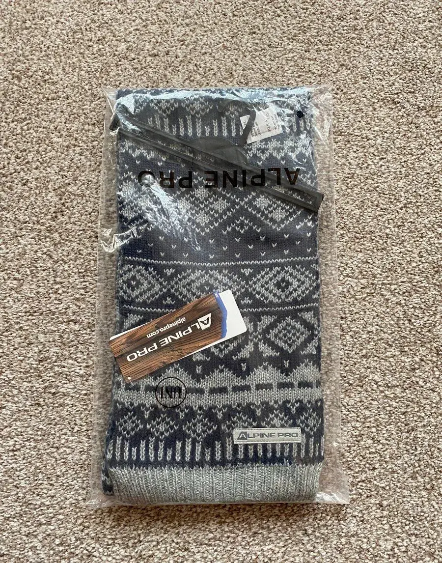 Nová unisex zimní šála Alpine Pro - 180 cm