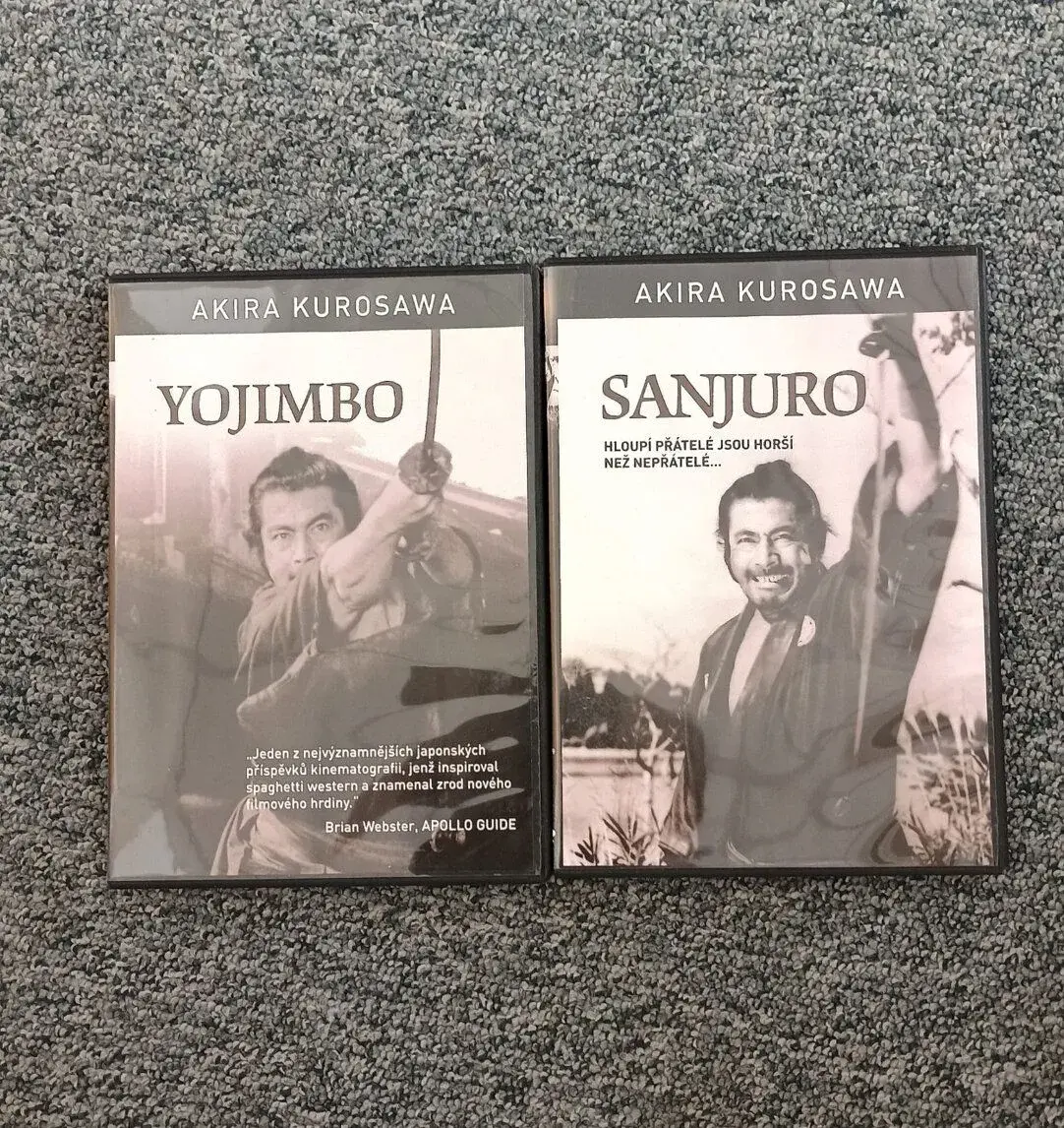 2x Akira Kurosawa - Yojimbo, Sanjuro na DVD
