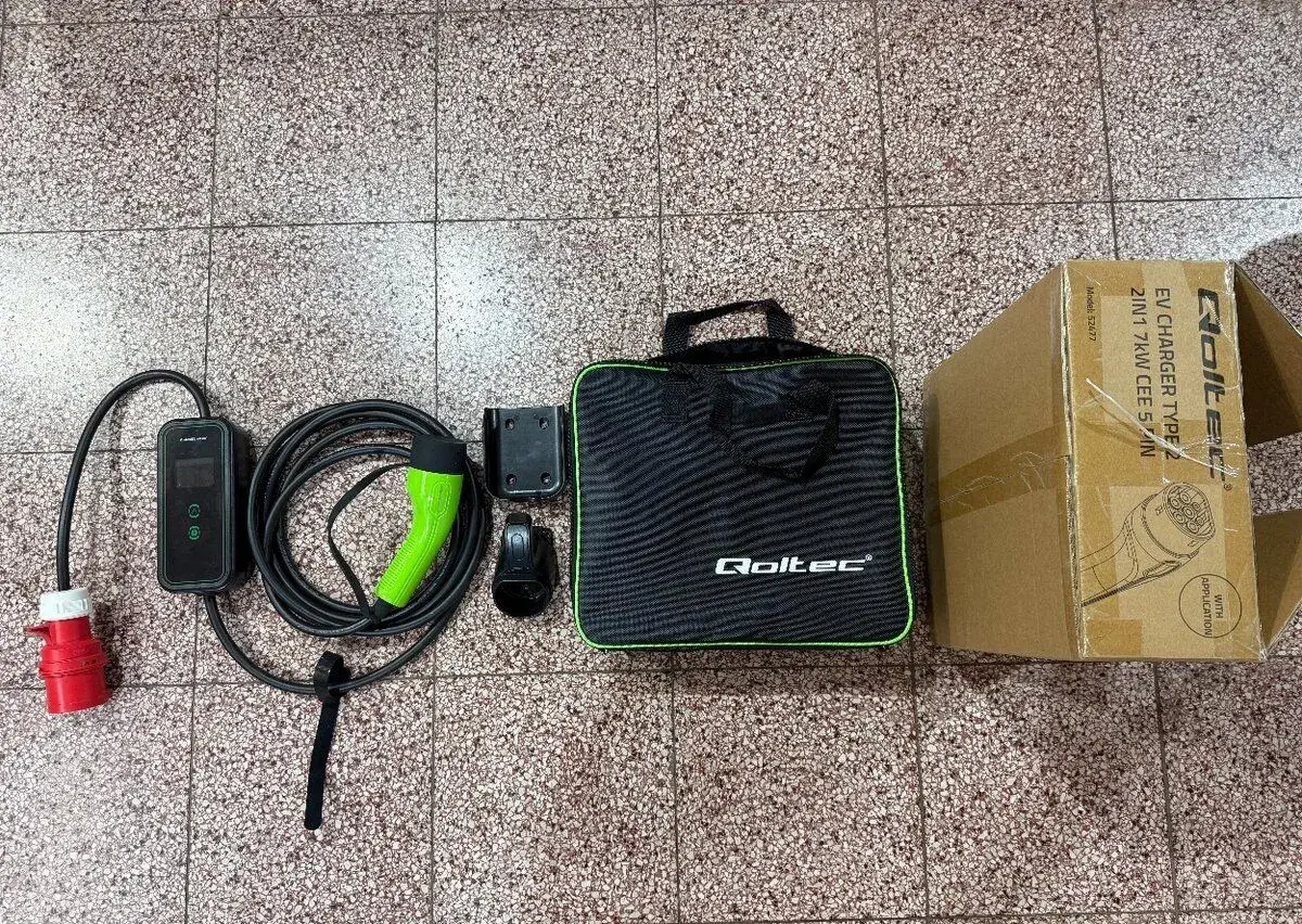 Mobilní nabíječka Qoltec Typ 2 – 7 kw Wi-fi