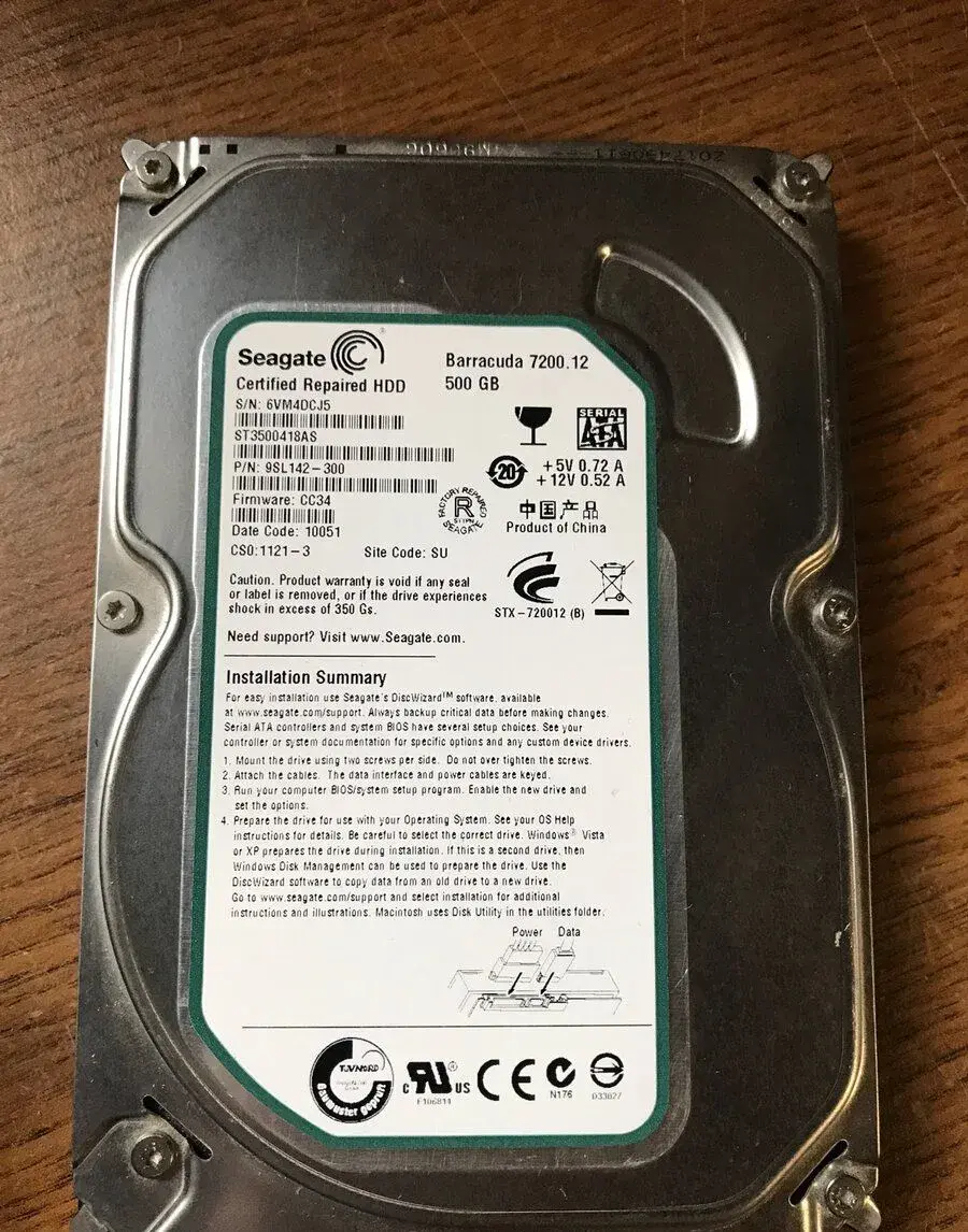 HDD Seagate 500 GB