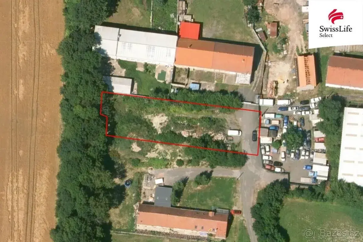 Pronájem komerčního pozemku 1100 m2, Červený Újezd