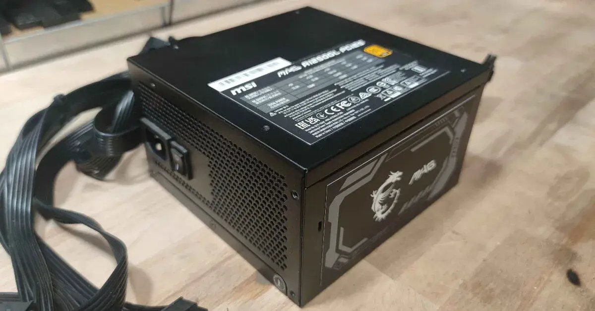 Zánovní zdroj MSI MPG A1250GS PCIE5