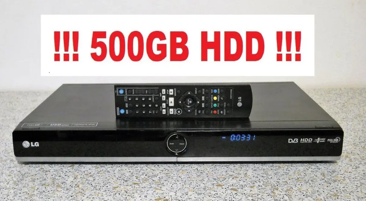 LG-RHT497H - Upgrade HDD na 500GB