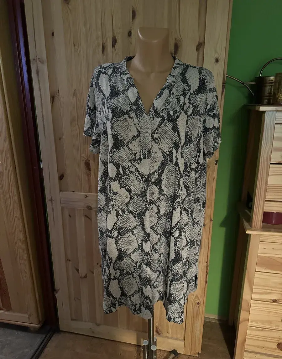 Elegantní šaty, nebo dlouhá blůza viskóza vel. L