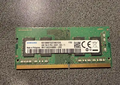 RAM Samsung 4GB DDR4 2400MHz SO-DIMM – plně funkční
