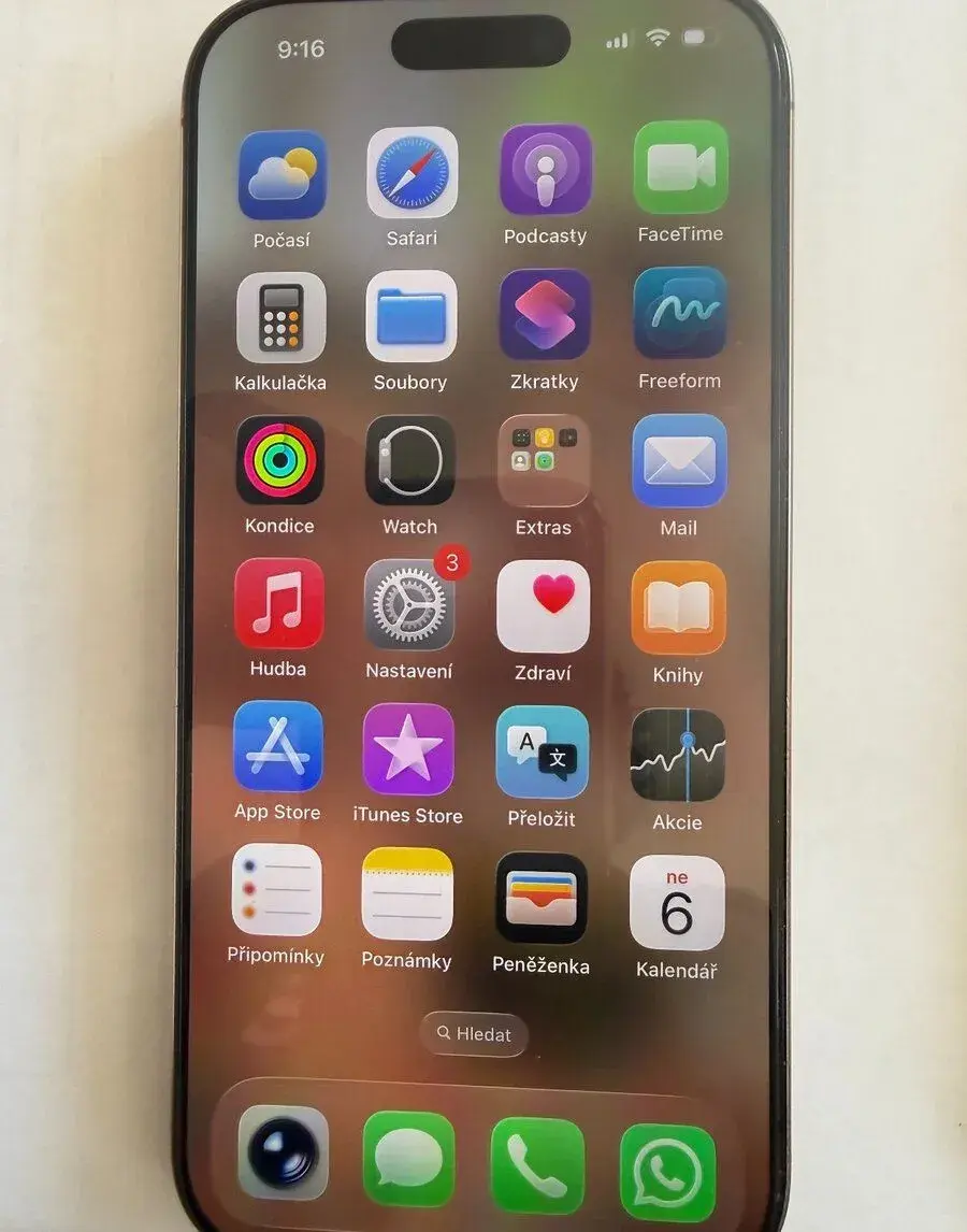 Apple 16 Pro Desert Titanium 128GB - s doklady