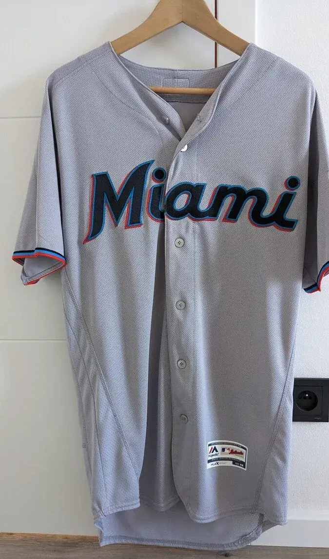 MLB Authentic Miami Marlins Road Jersey