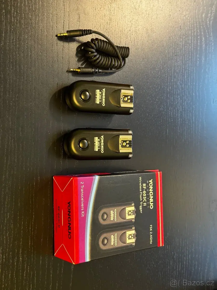 Radiové odpalování Yongnuo RF-603 II pro Canon