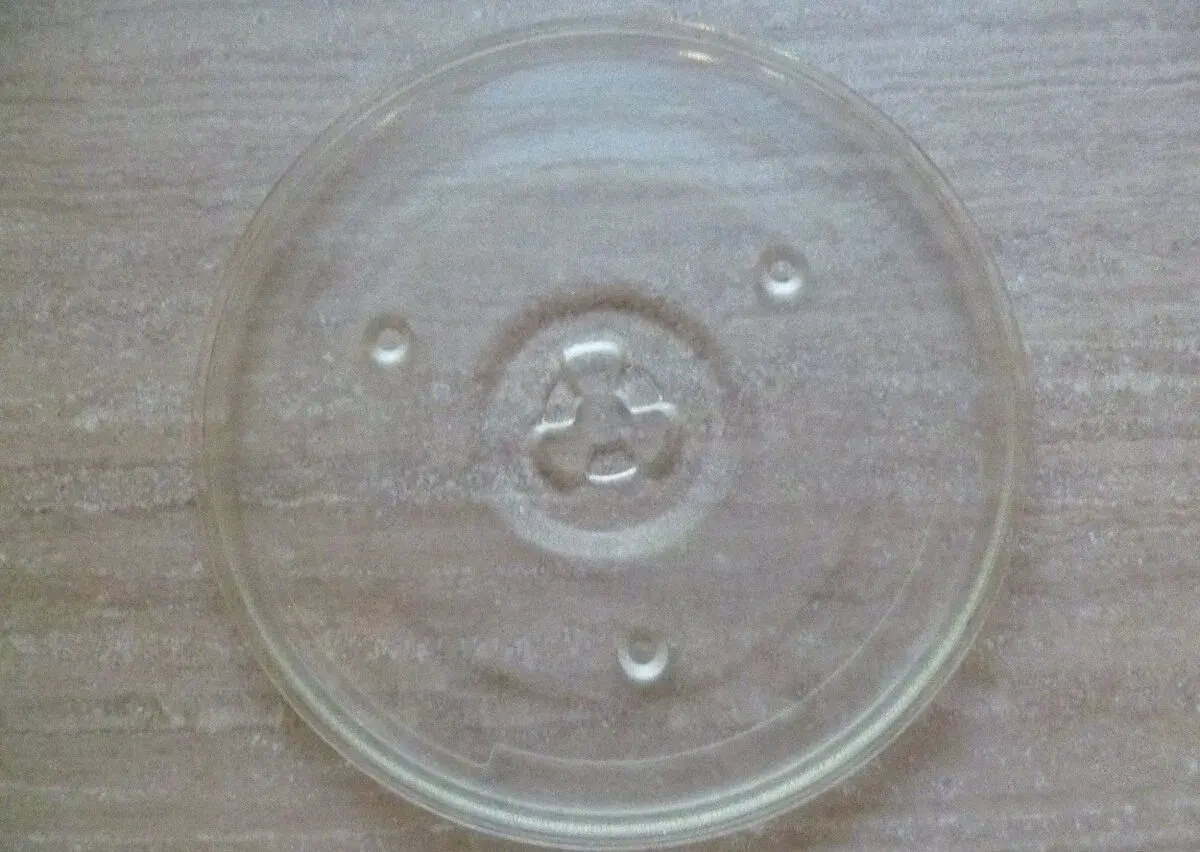 Skleněný talíř do mikrovlnky, 27 cm,
