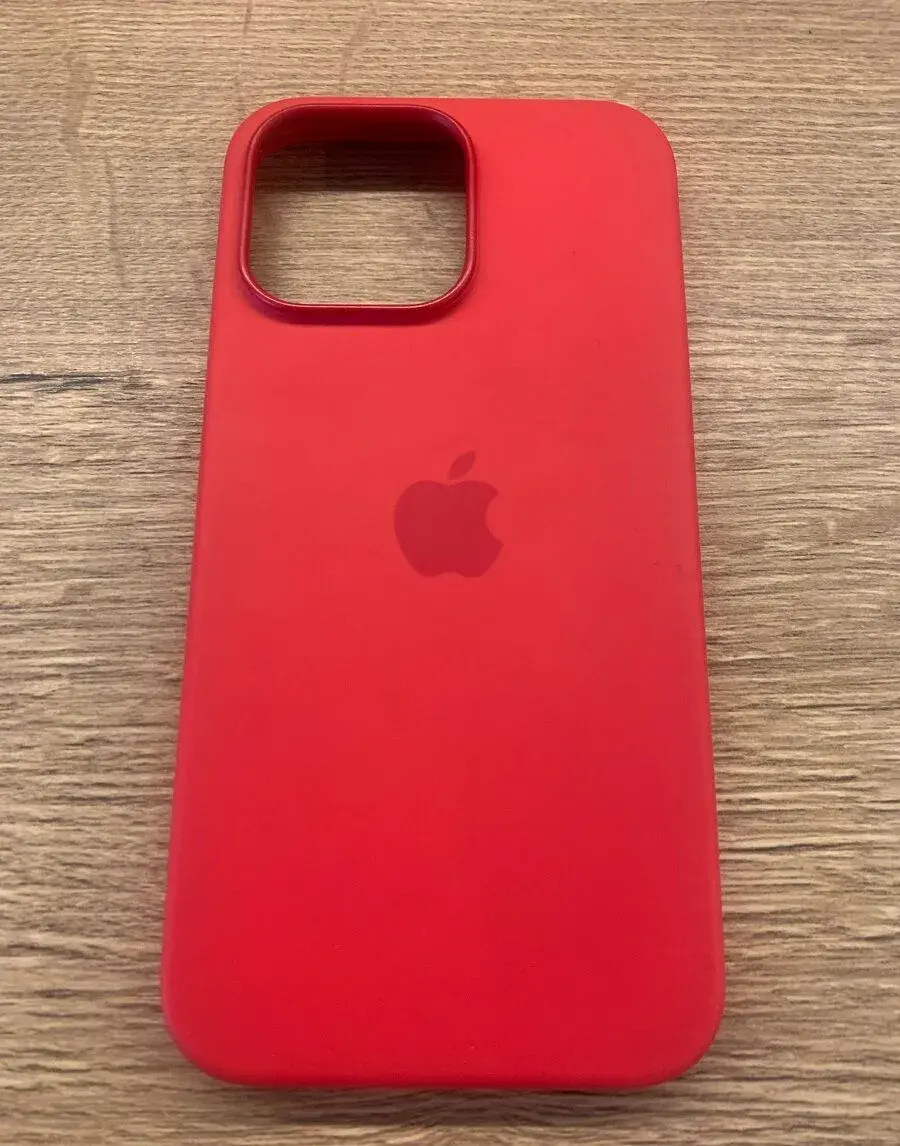 Apple iPhone 14 pro max silikonové pouzdro červené