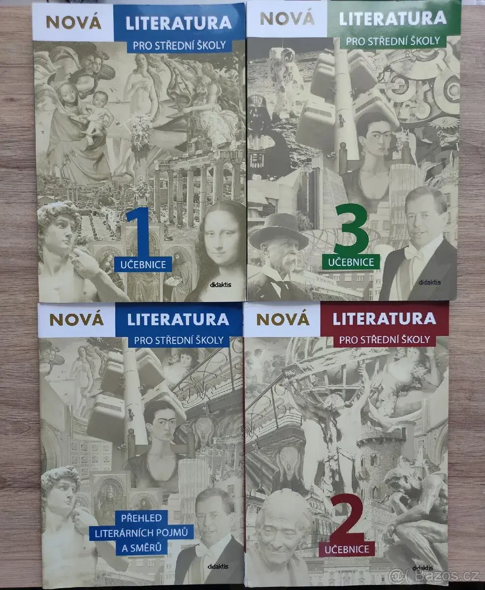 Český jazyk literatura 1,2,3 a přehled didaktis