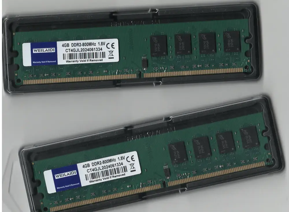 Paměť 8GB DDR2 800MHz kit 2x4GB INTEL