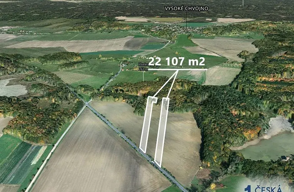 Pole 22 107 m², Podíl 15 % o výměře 3 316 m²