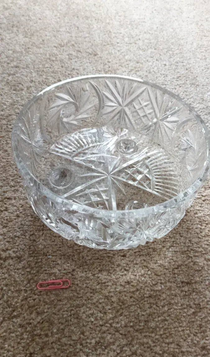 Broušená mísa Bohemia Crystal