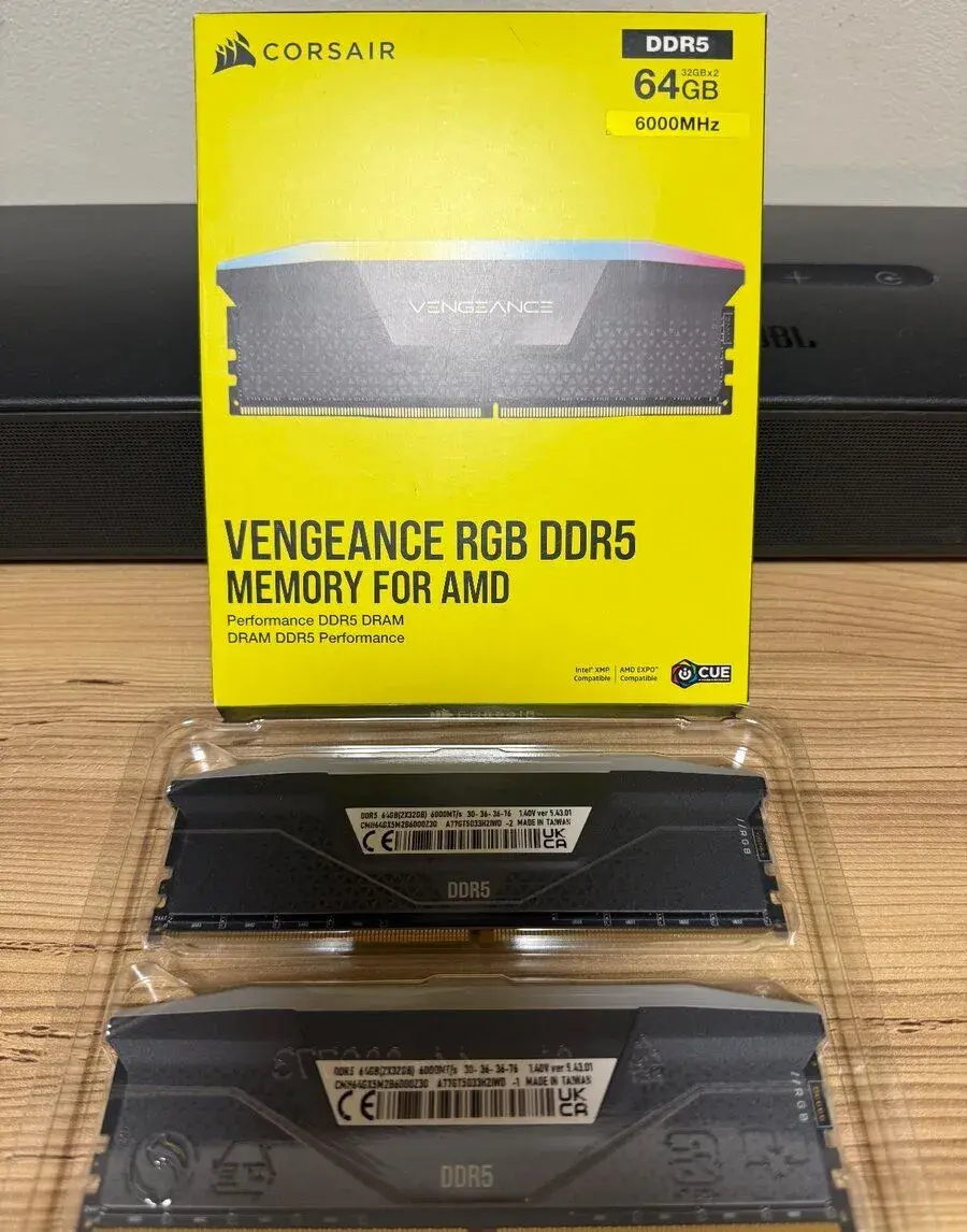 Corsair Vengeance RGB 64GB DDR5 6000MHz CL30 – v záruce Alza
