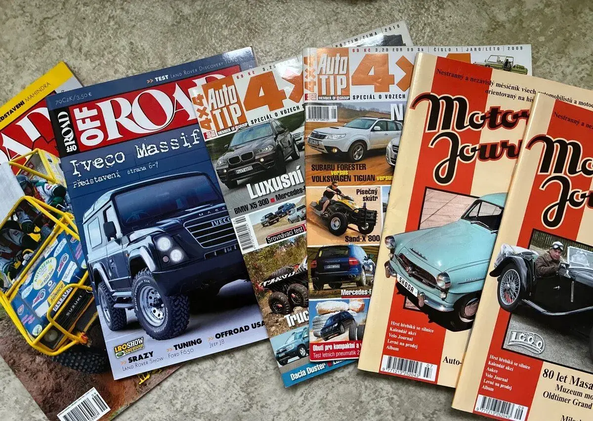 Časopisy OffRoad, Moto Journal, 4x4 AutoTip
