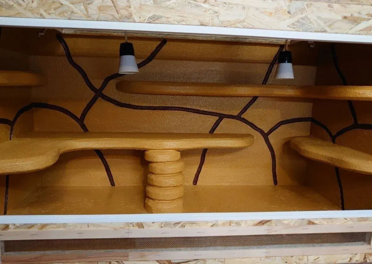 nové terárium 100x50x50cm pro agamy