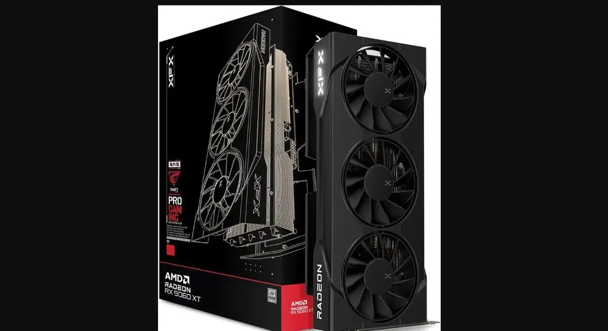 XFX Swift AMD Radeon RX 9060 XT OC 16G Triple Fan